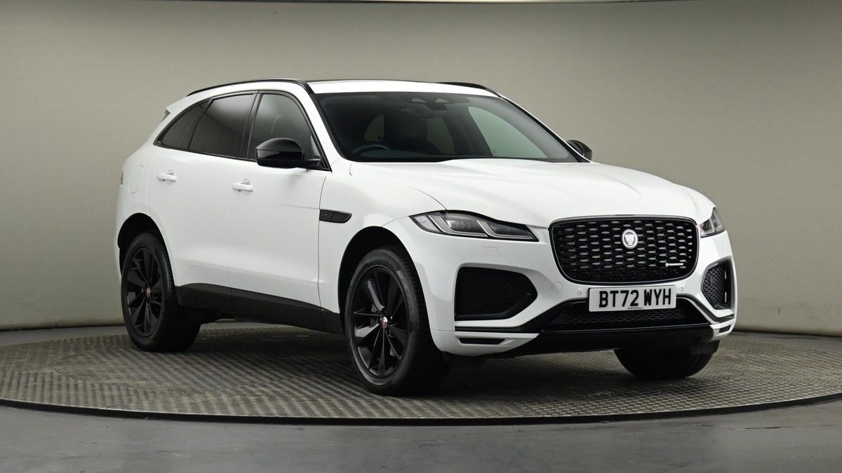 Jaguar F-PACE Sticky Header Image