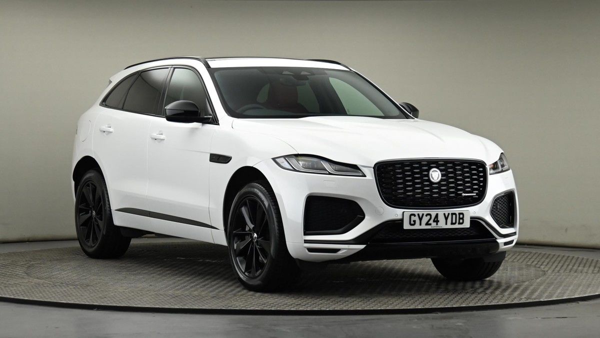 Jaguar F-PACE Sticky Header Image