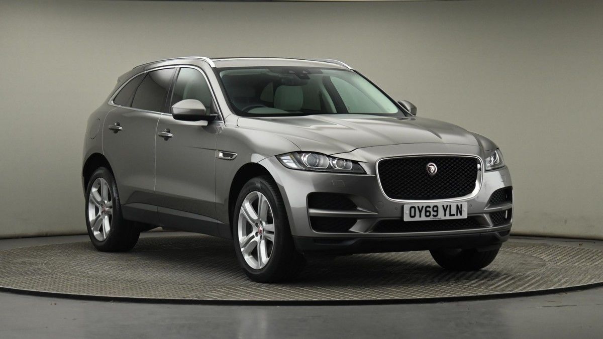 Jaguar F-PACE Sticky Header Image