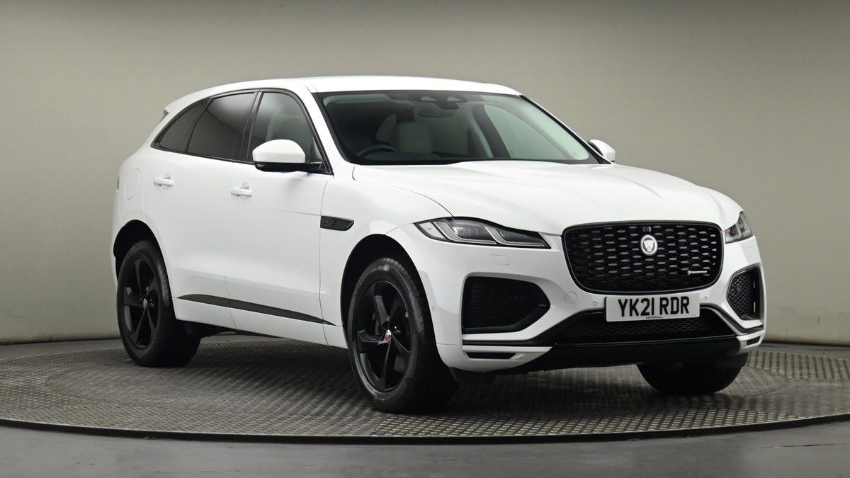 Jaguar F-PACE Sticky Header Image