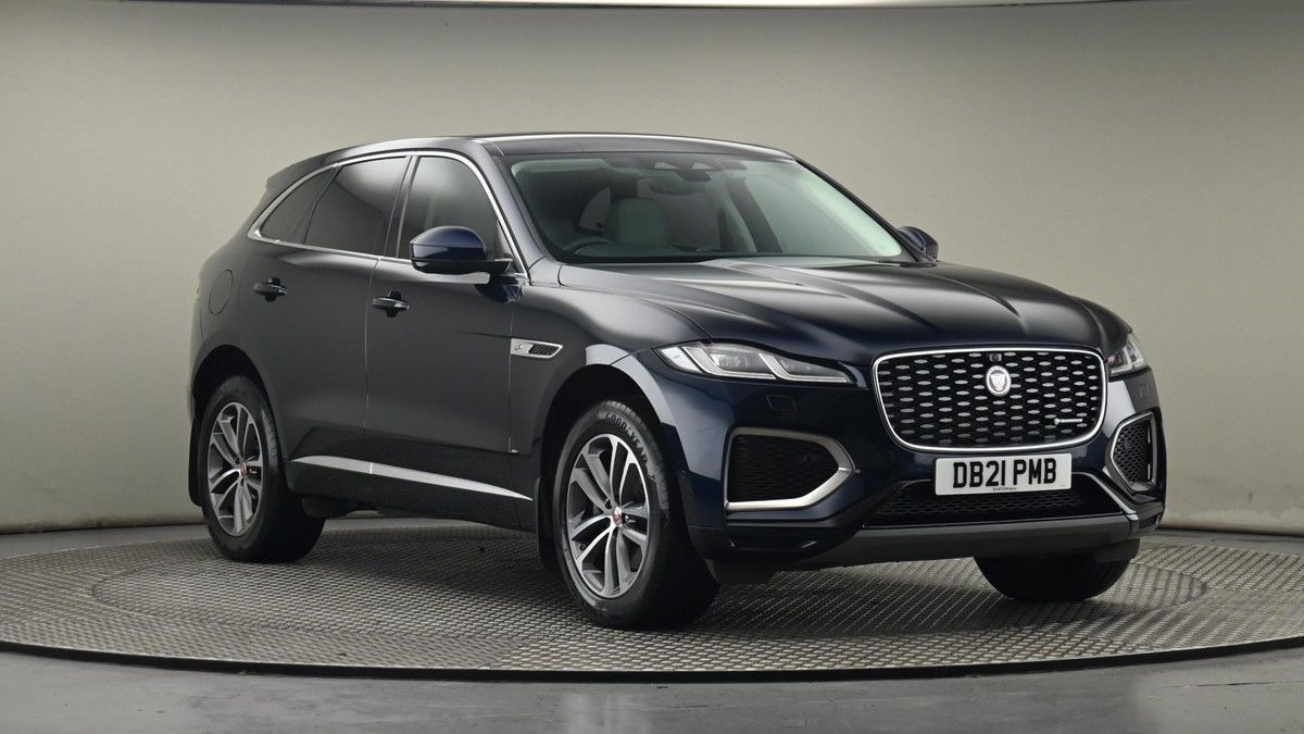 Jaguar F-PACE Sticky Header Image