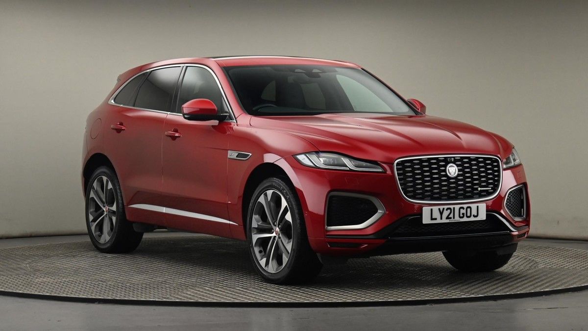 Jaguar F-PACE Sticky Header Image