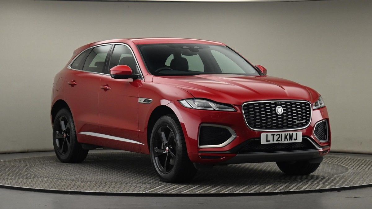 Jaguar F-PACE Sticky Header Image