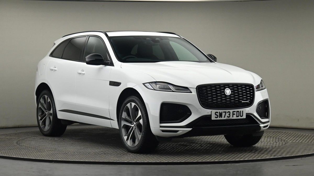 Jaguar F-PACE Sticky Header Image