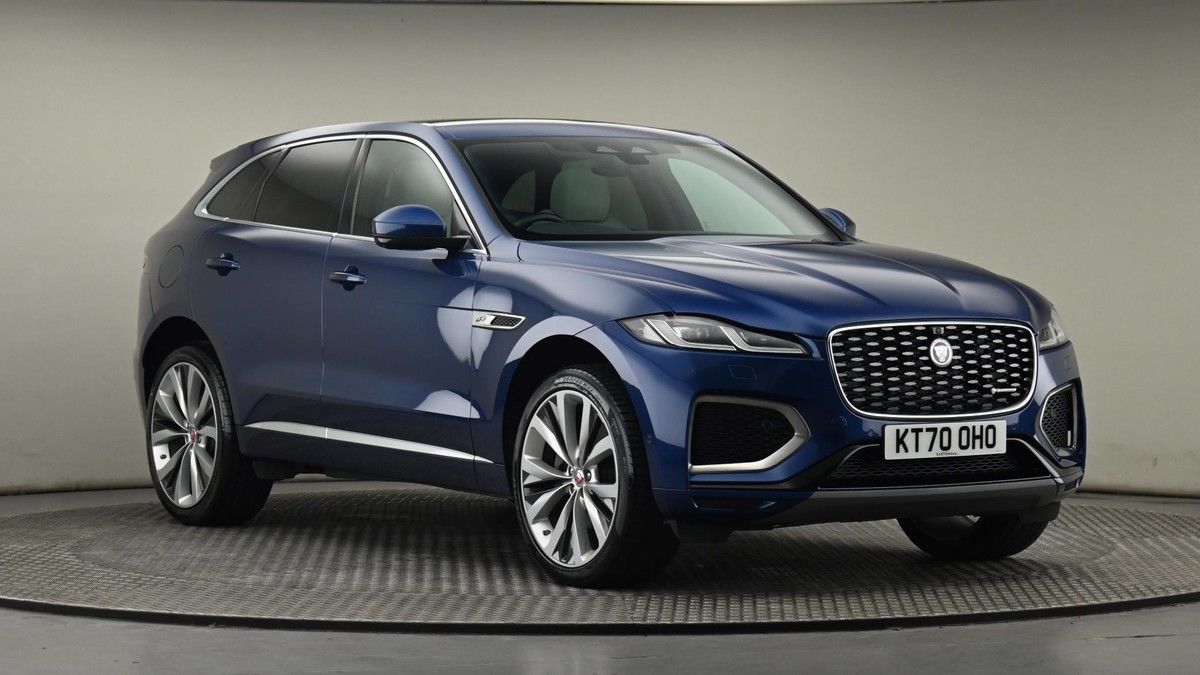 Jaguar F-PACE Sticky Header Image