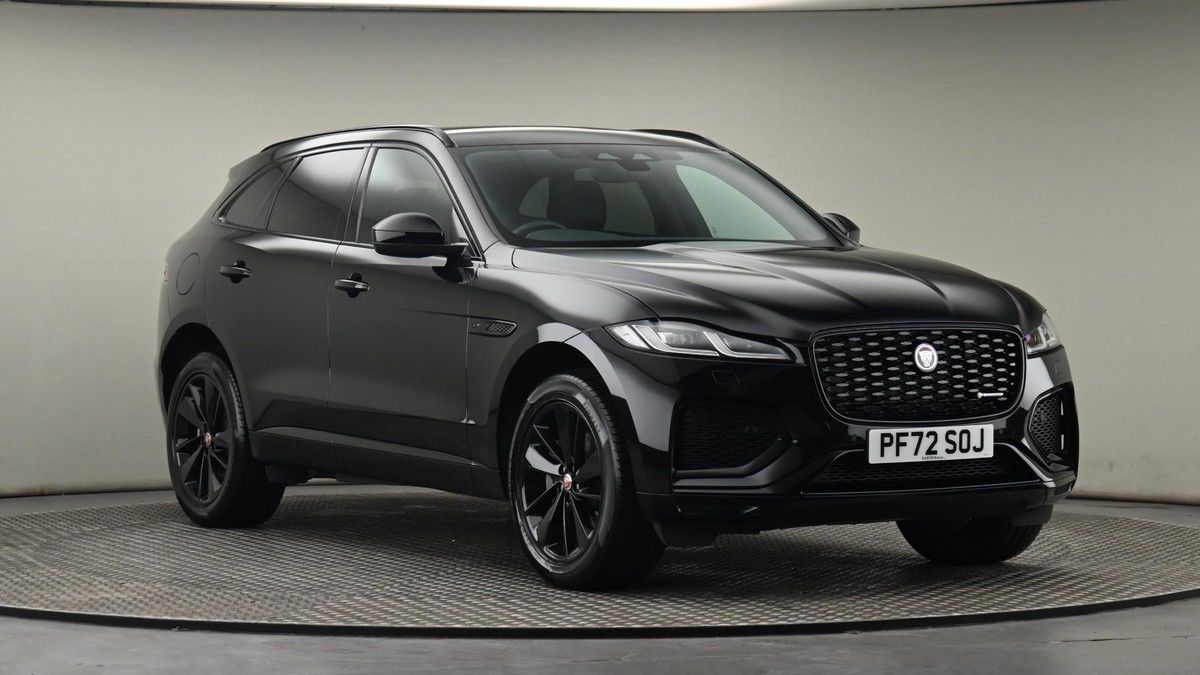 Jaguar F-PACE Sticky Header Image