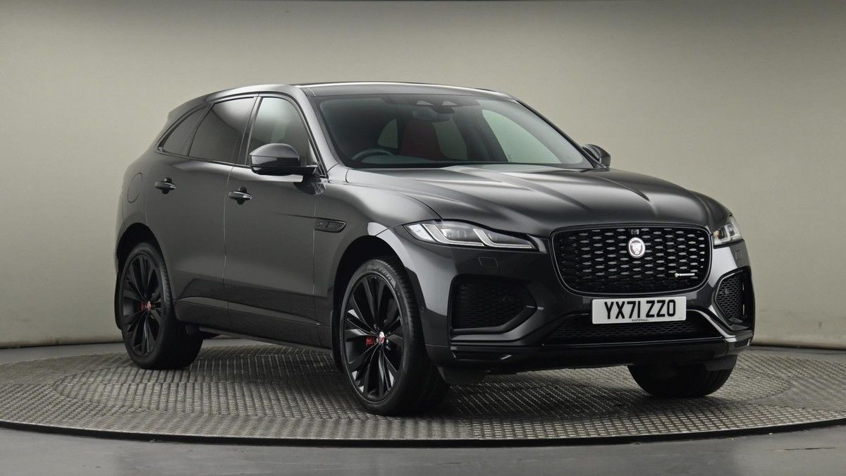 Jaguar F-PACE Sticky Header Image