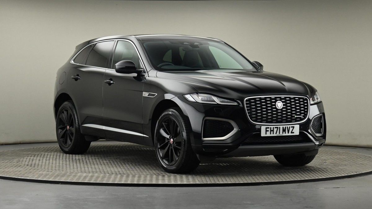 Jaguar F-PACE Sticky Header Image