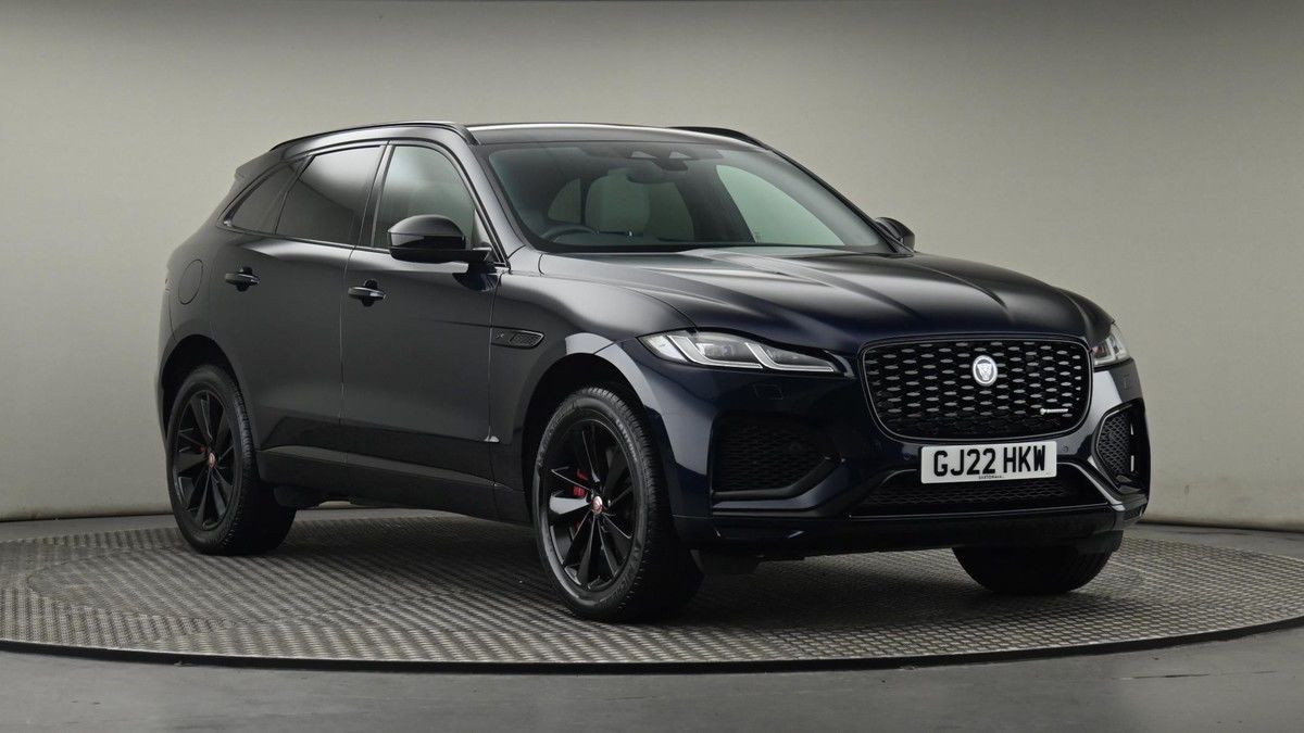 Jaguar F-PACE Sticky Header Image