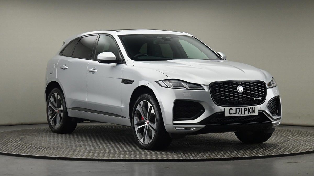 Jaguar F-PACE Sticky Header Image